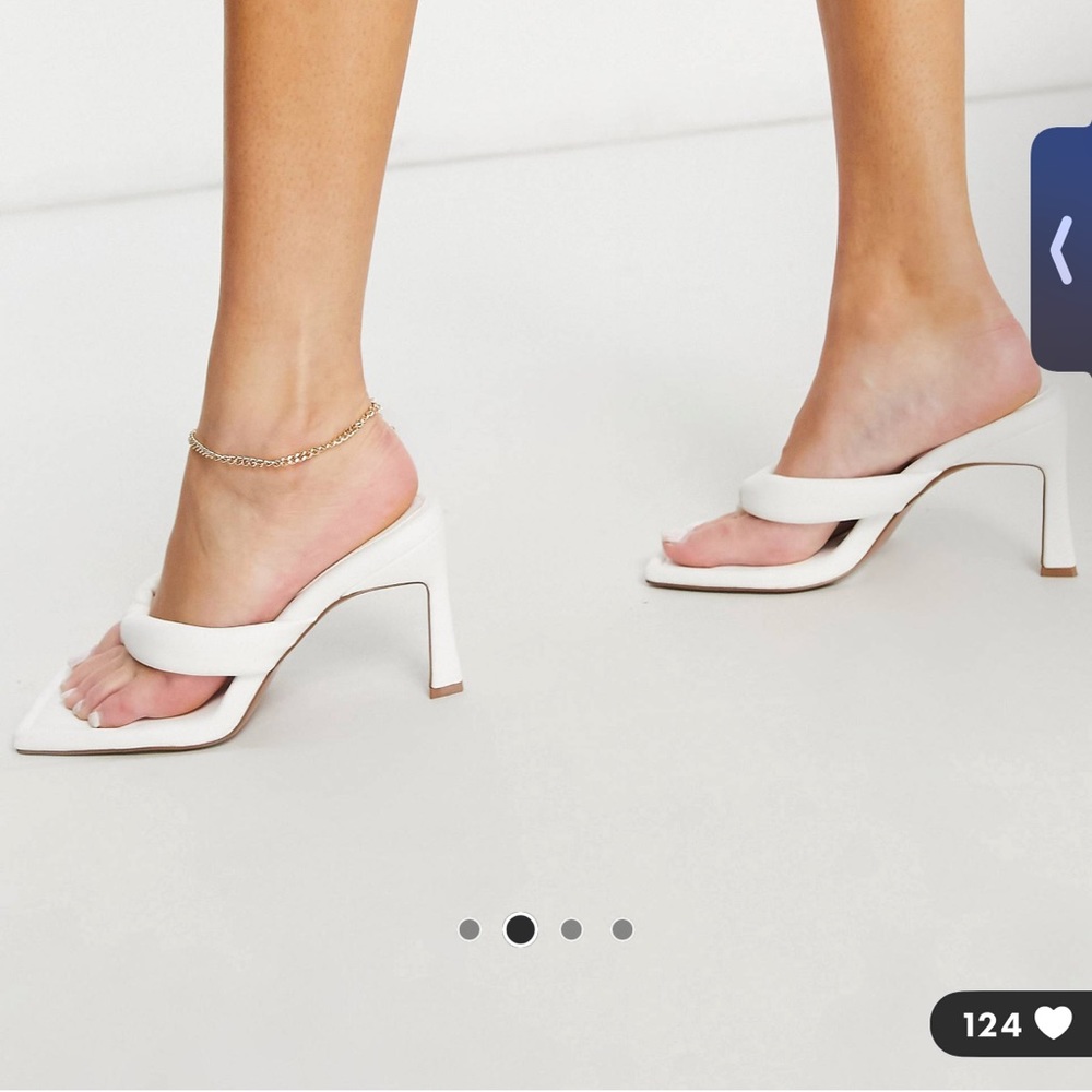 ASOS White Mules - Picture 2 of 4